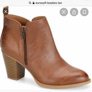 Sofft Eurosoft Savina booties tan size 6.5